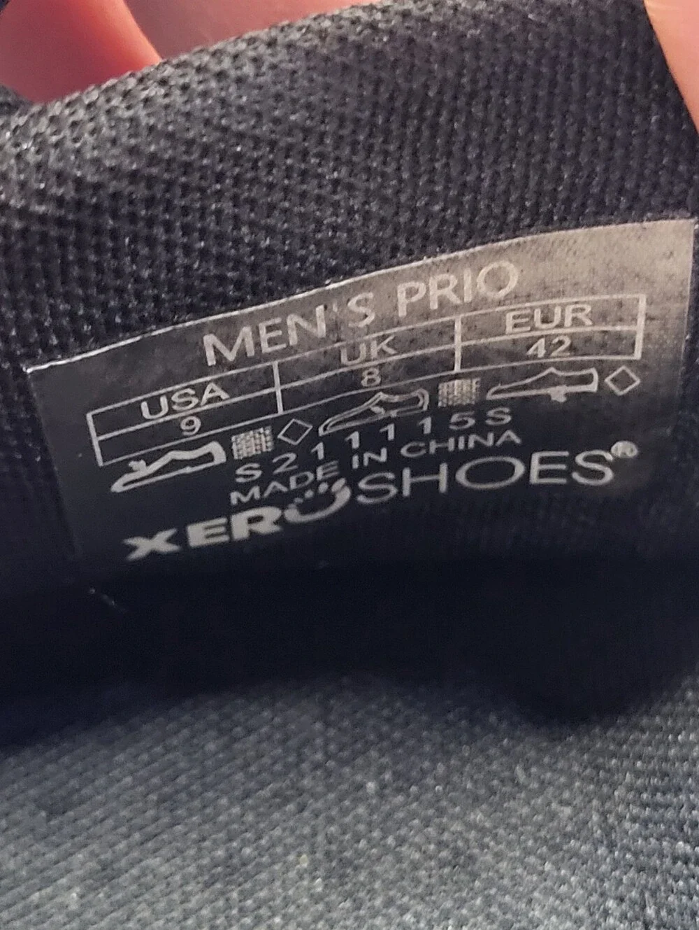 Xero Prio Men’s Size 9 Blue Barefoot Athletic Sneakers Shoes Minimalist
